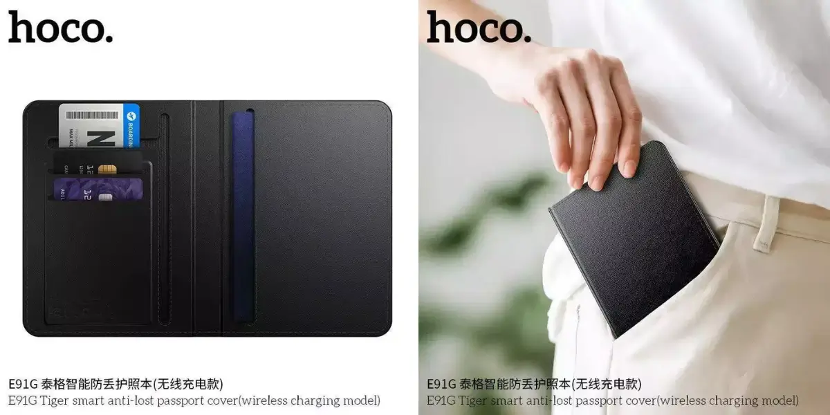Hoco E91G Tiger Anti Lost Smart Passport Cover (4).webp